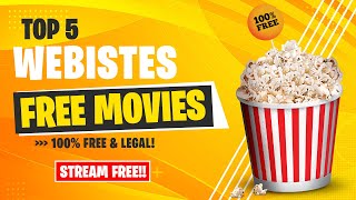 Top 5 BEST FREE MOVIE WEBSITES to watch online 2023 Update [upl. by Rollin]