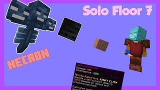 Solo Floor 7 with a JerryChine Gun Hypixel Skyblock [upl. by Simdars]