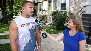 DAMIAN GRABOWSKI INTERVIEW IN CHICAGO FOR POLVISION TV [upl. by Evey610]