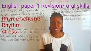 paper 1 English Revision oral skills oral poem [upl. by Andromeda]