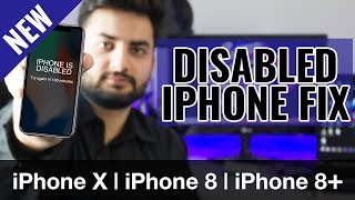 How to remove Forgotten Password from iPhone X XR XS 8 amp 8 Plus  Unlock disabled iPhone [upl. by Gaul]