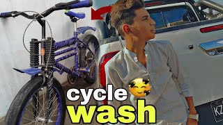 cycle wash vlog ❤️ [upl. by Belier963]