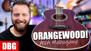 The New ORANGEWOOD AVA  Solid Mahogany Acoustic Guitar [upl. by Akcinat]