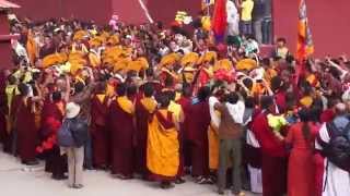 HH 4th Pema Norbu Rinpoche arrived Palyul Mother Monastery 28072014 [upl. by Adelaide]