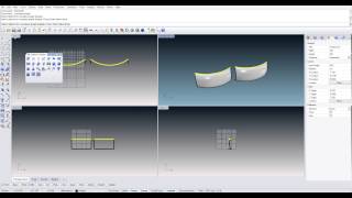 Bezier monospan Vs BSpline [upl. by Aerdnaed]