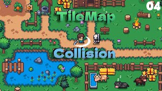 how to create tilemap collisions  Godot RPG 04 [upl. by Soren391]