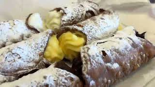 Quelli veri e buonilive cannoli sicilia ricotta cannolisiciliani dolci [upl. by Danny]