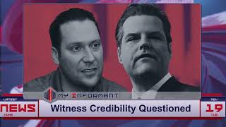 Controversial Witnesses Cloud Ethics Probe into Matt Gaetz [upl. by Grodin]