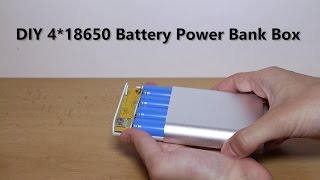 DIY 418650 Battery Power Bank Box [upl. by Sarad]