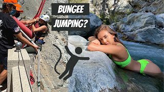 Bungee jumping Did I chicken out Bridge to NoWhere Vlog [upl. by Ashmead282]