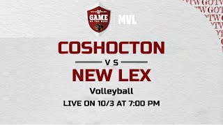 Coshocton vs New Lex Volleyball [upl. by Hazeefah80]