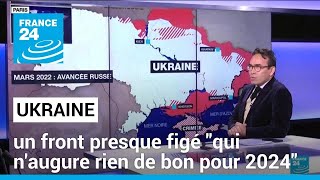 Ukraine  un front presque figé quotqui naugure rien de bon pour 2024quot • FRANCE 24 [upl. by Wilsey]