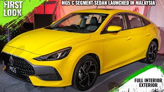 MG5 Sporty Sedan Car Launched In Malaysia  Price From RM87k  First Look  Full Interior Exterior [upl. by Alrahs492]