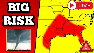 The Destructive Severe Weather Event In Louisiana As It Occurred Live  51324 [upl. by Kiel]