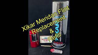 Xikar Meridan lighter flint amp refill [upl. by Godart]