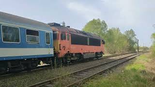 Pannónia InterRégió at Nagykanizsa railway [upl. by Onitselec]