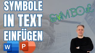 Symbole in Word und PowerPoint einfügen [upl. by Atilem]