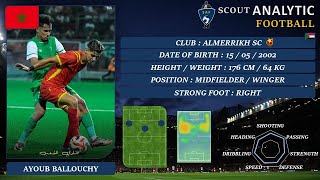 AYOUB BALLOUCHY  PART 1  2024  2025   MIDFIELDER  WINGER  ALMERRIKH SC  SUDAN [upl. by Darcy]