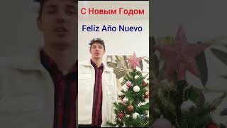 🥳Cómo se dice en ruso quotFELIZ AÑO NUEVOquot 🎆 [upl. by Linetta]