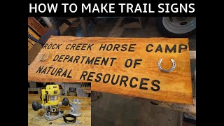 Making Trail Signs 101 with Rockler Template [upl. by Marcellus]