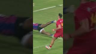 ⚡️ Unbelievable score by Peceli Nacebe for Tel Aviv Heat in the Rugby Europe Super Cup 🔥 shorts [upl. by Atoel]