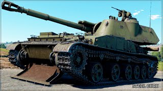 NEW RUSSIAN FREE AVRE  152mm Cannon with Dozer Blade War Thunder Dev [upl. by Eetnwahs261]