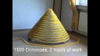 Dominowall Pyramide [upl. by Ynehpets]