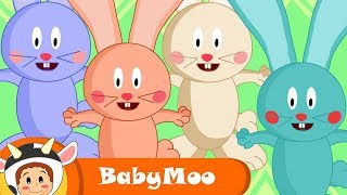 Sleeping Bunnies Song  Animal Song  Babymoo [upl. by Trebbor]