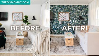 How to Install Peel amp Stick Wallpaper to transform your room in minutes [upl. by Kearney]