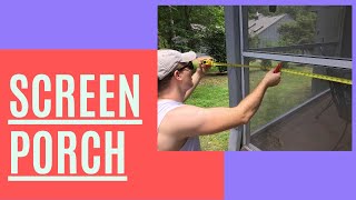 How To ReScreen a Porch [upl. by Allemaj]