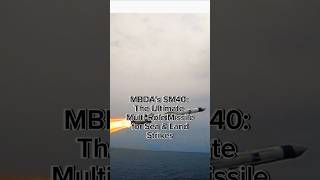 MBDAs SM40 The Ultimate MultiRole Missile for Sea amp Land Strikes [upl. by Garlen62]