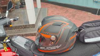 helm suomy sr sport carbon red matte limited edition [upl. by Sdlonyer941]