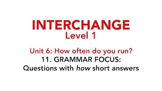 What do you do  Interchange 5th Edition Book 1 Unit 2 [upl. by Reisman]