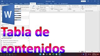 Tutorial de cómo hacer un índice o tabla de contenidos en Microsoft Word [upl. by Ydnak]