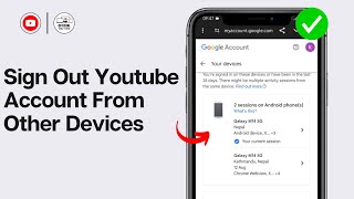 How To Sign Out Youtube Account From Other Devices 2024  Logout from YouTube from all devices [upl. by Barker]