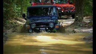 Romp in the Swamp  a Jeep 4x4 offroading trail ride in Central Florida [upl. by Nahshun]