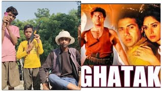 Ghatak 1996Sani Deol Amrish Puri Bollywood Hindi dubbed movie dialogue [upl. by Raamaj187]