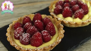 ♡• RECETTE TARTELETTES FRAMBOISES •♡ [upl. by Gad]