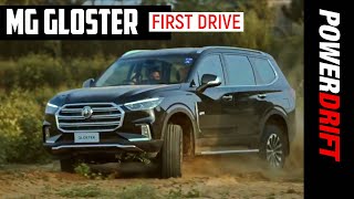 2020 MG Gloster  The Toyota Fortuner and Ford Endeavour have company  PowerDrift [upl. by Buhler]