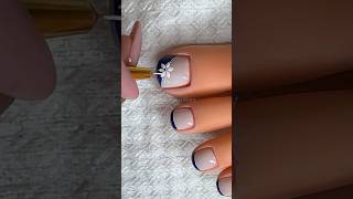 Uñas sencillas con flor 🌺 miarteentusuñas [upl. by Ecnirp]