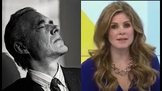 EPIC BATTLE Jordan Peterson Vs Insane Leftist Host [upl. by Hermie]