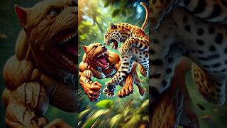 Pitbull vs Leopard – Fight for Survival shorts pitbull leopard [upl. by Oregolac772]