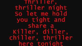 Thriller Michael Jackson Lyrics [upl. by Ajar]