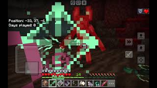 Warper vs AARAV minecraft Anime jutsu addon minecraft gaming games [upl. by Inalaeham]