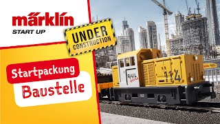 Startpackung Baustelle 🚧 Modelleisenbahn für junge Baumeister ab 6 Jahren von Märklin Start up [upl. by Pollerd2]