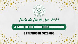 AGRUPACIÓN 1° DE MARZO  3° SORTEO BONO CONTRIBUCIÓN FIN DE AÑO 2024 [upl. by Nauqel535]