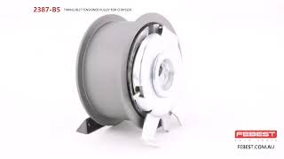 2387B5 TIMING BELT TENSIONER PULLEY FOR CHRYSLER [upl. by Blaze]