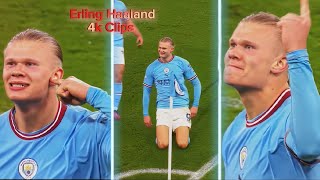 Erling Haaland 4K Clips  Best HD Highlights  Free for Editing No Watermark [upl. by Alister]