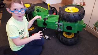 Rolly Toys John Deere konserwacja maintenance [upl. by Naahsar]