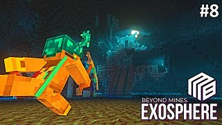 Exploring the DEEP DARK DIMENSION in BM Exosphere  Ep 8  minecraft modded [upl. by Ursal]